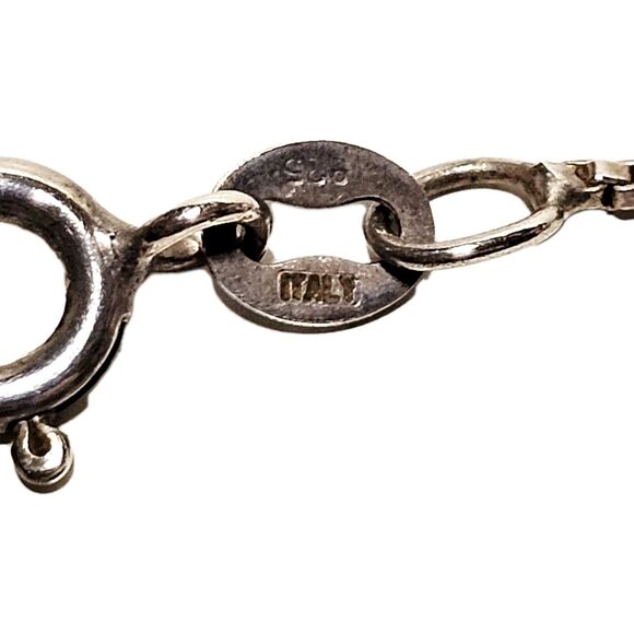 925K PLAYBOY BUNNY GUITAR PENDANT w BOX CHAIN 19" SOLID SILVER CRYSTAL EYE RARE! - Picture 13 of 14